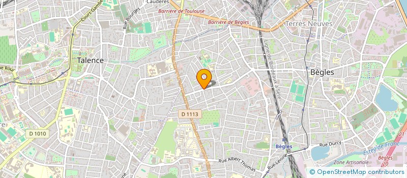 localisation de l'entreprise CTE DEP GIRONDE FEDE FR SPORT TRAVAILLIS  SAINT-LOUBES