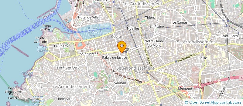 localisation de l'entreprise CTE DEP MALADIES RESPIRATOIRES DES BDR à MARSEILLE 6EME