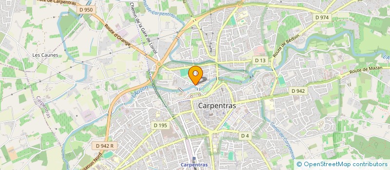 localisation de l'entreprise CTE DEP OFFICES MUNICIPAUX SPORT à CARPENTRAS