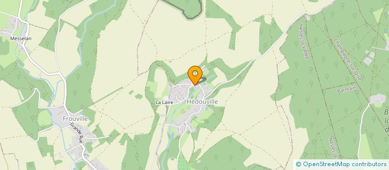 localisation de l'entreprise CTE DEP PREVENTION KINESITHERAPIE DU 95  HEDOUVILLE