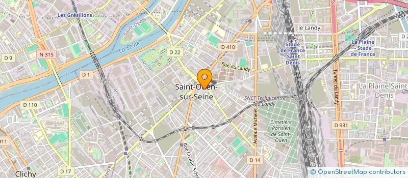 localisation de l'entreprise CTE DEP SPORTS DE GLACE SEINE ST DENIS à SAINT-OUEN-SUR-SEINE