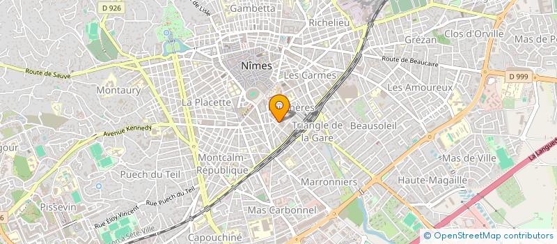 localisation de l'entreprise CTE DEPART INSTALLATION JEUNE AGRICULTEU  NIMES