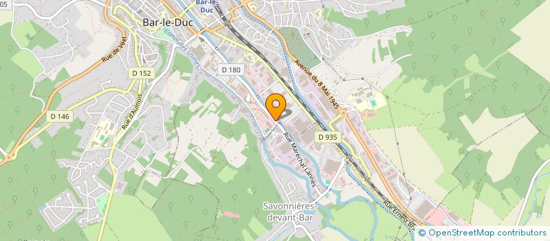 localisation de l'entreprise CTE DEPART MEDAILLES JEUNESSE SPORTS à BAR-LE-DUC
