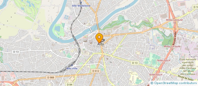 localisation de l'entreprise CTE DEPART RANDONNEE PEDESTRE DU TARN à ALBI