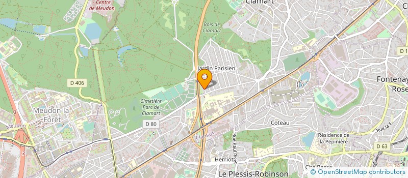 localisation de l'entreprise CTE DEPART SPORT POUR TOUS ENTRAIN PHYSI à CLAMART