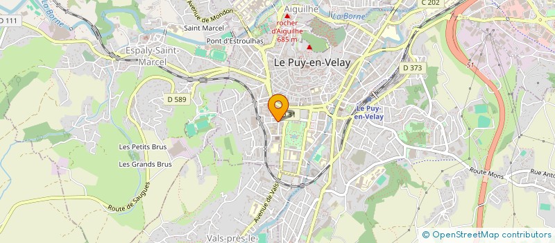 localisation de l'entreprise CTE DEPARTEMENTAL GOLF DE LA HTE LOIRE à LE PUY-EN-VELAY