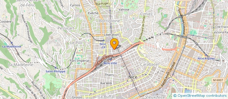 localisation de l'entreprise CTE DEPARTEMENTAL SECOURISTES FRANCAIS CROIX BLANCHES ALPES MARITIMES à NICE