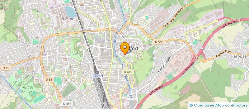 localisation de l'entreprise CTE DEPT DE RANDONNEE TERRITOIRE BELFORT à EVETTE-SALBERT