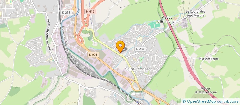 localisation de l'entreprise CTE DPT PARIS BOXE FR SAVATE DISC ASS  SAINT-LEONARD