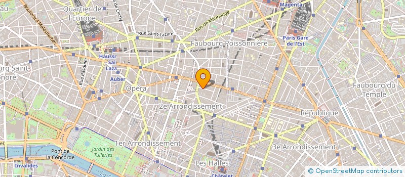 localisation de l'entreprise CTE ENT PUBLI MONIT PUBLI MONI à PARIS