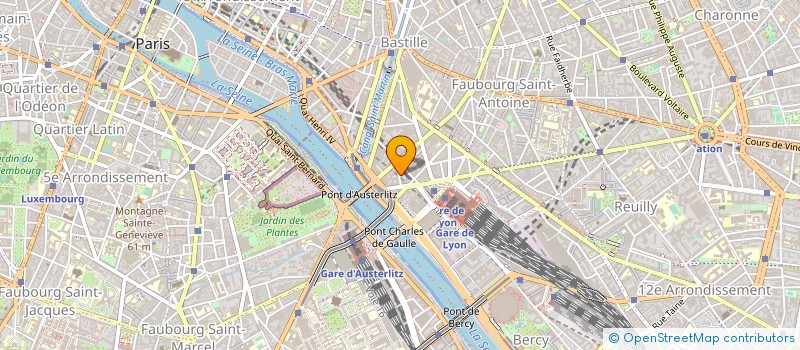 localisation de l'entreprise CTE ENTENT FORMAT INFIRMIER CADRE CEFIEC à PARIS