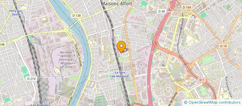 localisation de l'entreprise CTE ENTR IMPRIMERIE DE MAISONS ALFORT à MAISONS-ALFORT