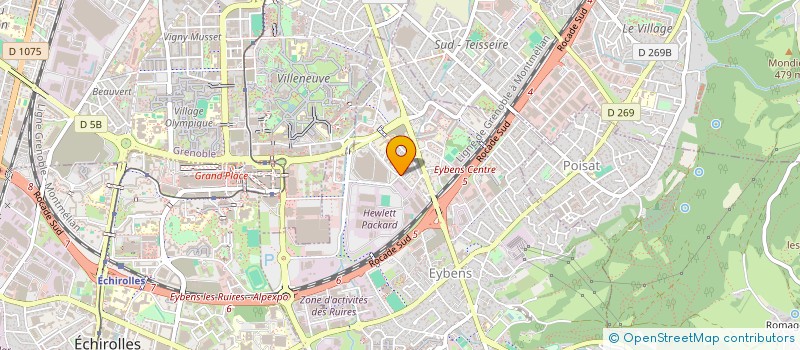 localisation de l'entreprise CTE ENTR SA ECONOMIE MIXTE TRANS COMMUNS  EYBENS