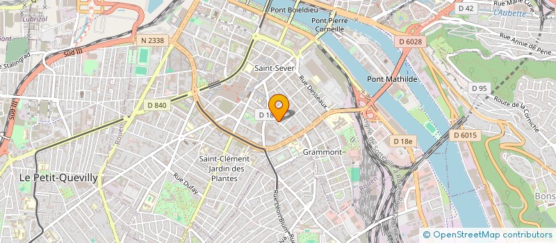 localisation de l'entreprise CTE ENTR URSSAF à ROUEN