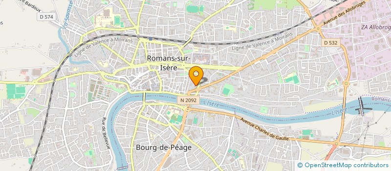 localisation de l'entreprise CTE ENTREPRISE CHARLES JOURDAN INDUST  ROMANS-SUR-ISERE