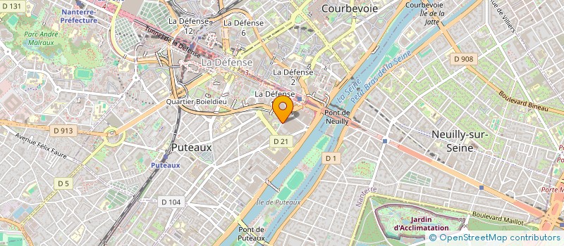 localisation de l'entreprise CTE ETS COMMERCIAL SIEGE ADMINISTRAT UTA à PUTEAUX