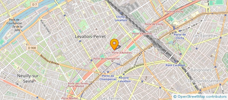localisation de l'entreprise CTE ETS SOLITAIRE TRAVAUX ENTRET SERVICE à LEVALLOIS-PERRET