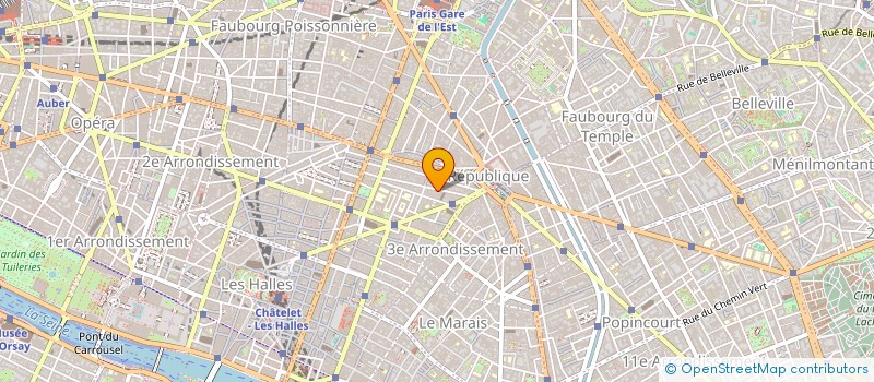localisation de l'entreprise CTE EUR PROMOTION INFORM AMERIQUE LATINE à PARIS