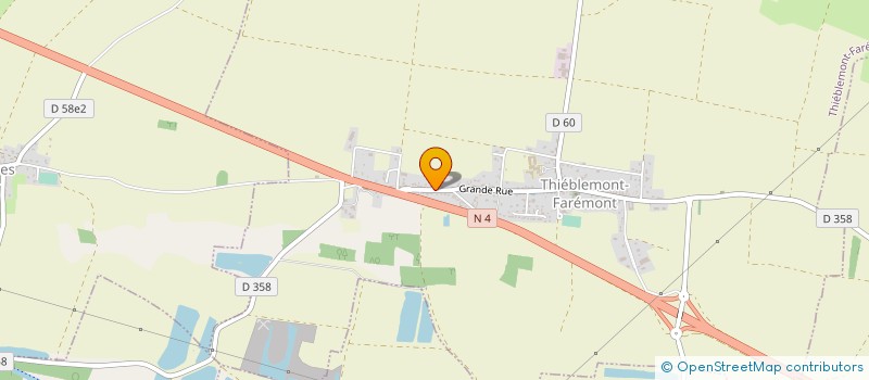 localisation de l'entreprise CTE FETES CIE GENDARMERIE VITRY FRANCOIS  THIEBLEMONT-FAREMONT