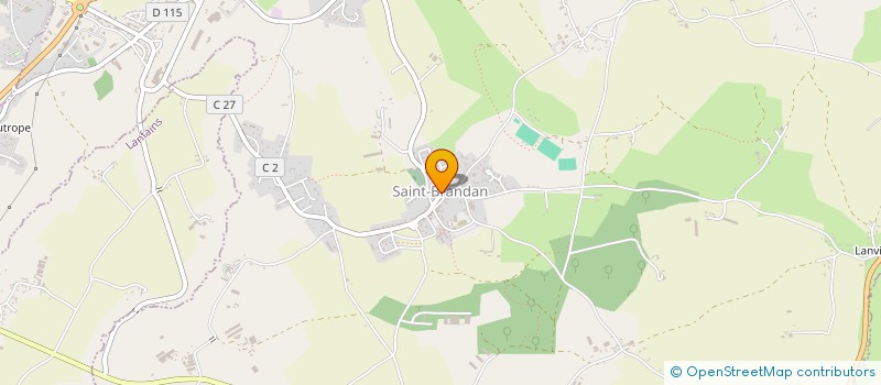 localisation de l'entreprise CTE FETES QUARTIER GARE QUINTIN  SAINT-BRANDAN