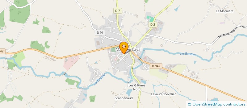 localisation de l'entreprise CTE FOIRES CONCOURS MAGNAC LAVAL à MAGNAC-LAVAL