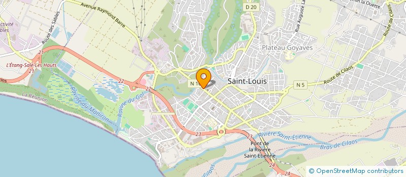 localisation de l'entreprise CTE GEST OEUVRE SOC PERSON COM ST LOUIS à SAINT-LOUIS