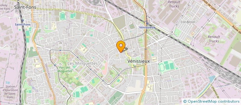 localisation de l'entreprise CTE GESTION RESTAURANT AGENTS VENISSIEUX à VENISSIEUX