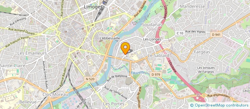 localisation de l'entreprise CTE INTERDIOCESAIN ENS CATHOLIQUE LIMOUS à LIMOGES