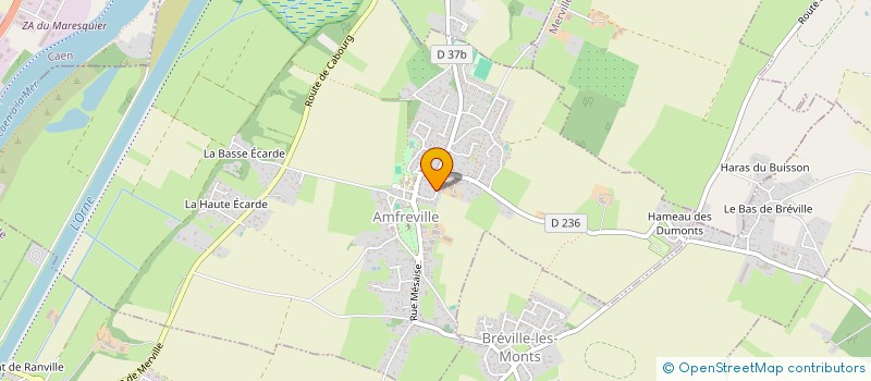 localisation de l'entreprise CTE JUMELAGE AMFREVILLE DOLTON HILLERSE  AMFREVILLE