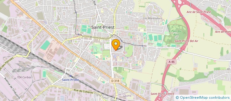 localisation de l'entreprise CTE LOCAL LOGEMENT AUTONOME DES JEUNES  ST PRIEST