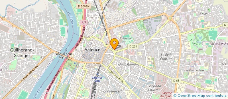 localisation de l'entreprise CTE LOISIRS DEPART TRAVAIL EMPLOI DROME à VALENCE