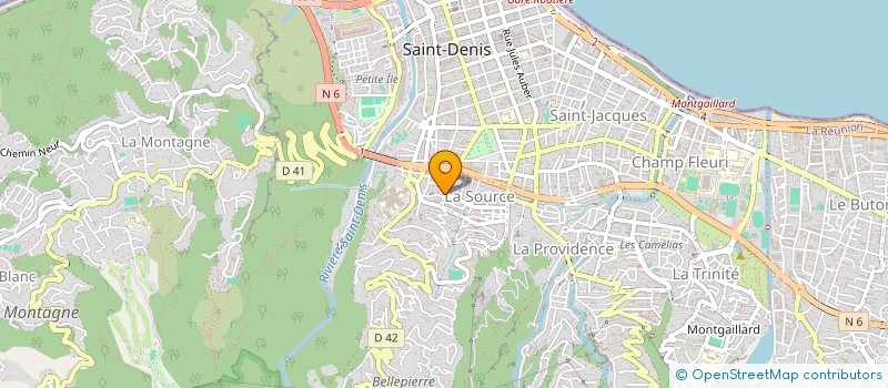 localisation de l'entreprise CTE NAT ACCUEIL ACTIONS REUN EN MOBILITE à SAINT-DENIS