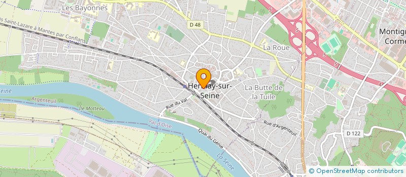 localisation de l'entreprise CTE OEUVRE SOCIALE PERSON COM   HERBLAY  HERBLAY-SUR-SEINE