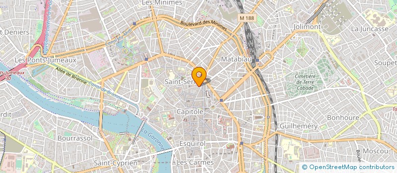 localisation de l'entreprise CTE OEUVRES SOCIALE SPORT AGENTS TOULOUS à TOULOUSE