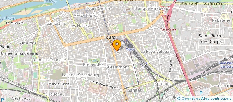 localisation de l'entreprise CTE OEUVRES SOCIALES PTT INDRE LOIRE à TOURS