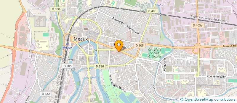 localisation de l'entreprise CTE OEUVRES SOCIALES VILLE MEAUX à MEAUX