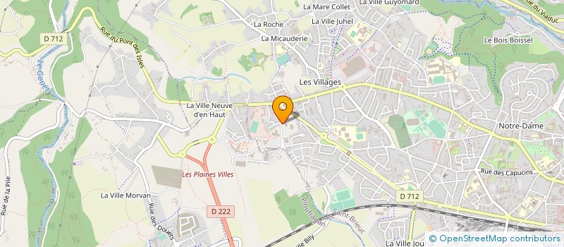 localisation de l'entreprise CTE ORG DU 108E CONGRES SAPEURS POMPIERS à SAINT-BRIEUC