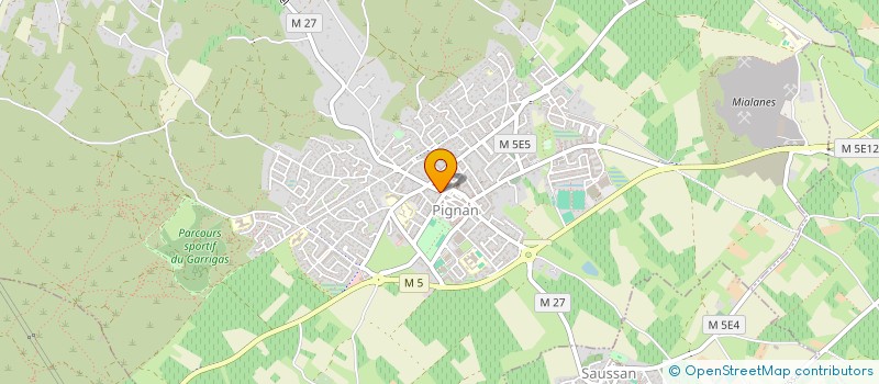 localisation de l'entreprise CTE ORG DU 11 CHAMP MONDE CHIENS SAUV à PIGNAN