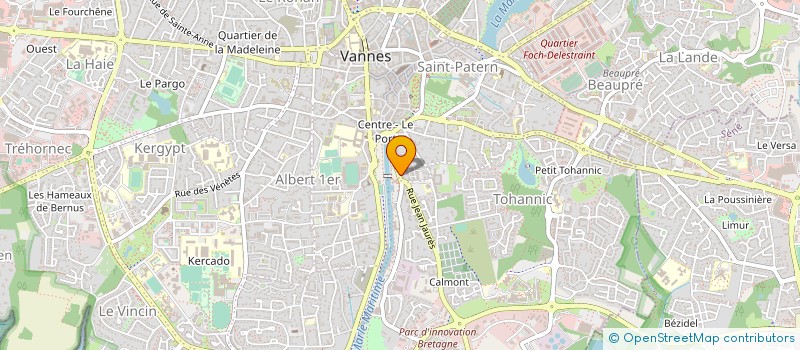 localisation de l'entreprise CTE ORGANISATION ASS LOISIRS ADAPTES à VANNES