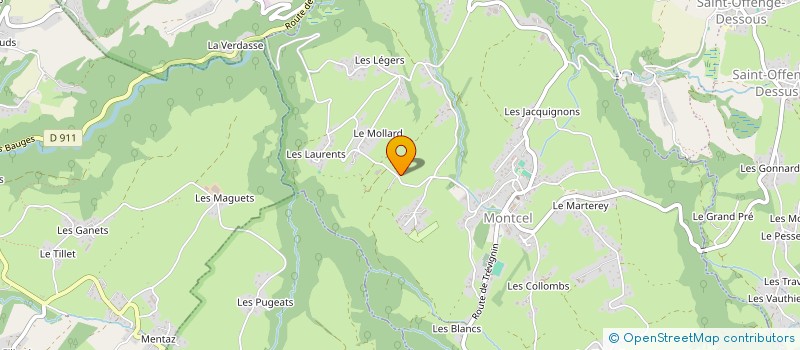 localisation de l'entreprise CTE POMPAGES à MONTCEL