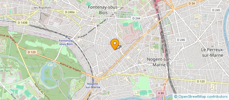 localisation de l'entreprise CTE PROMO INFOR ECON CULTUR SOCIA ENTRAI à NOGENT-SUR-MARNE