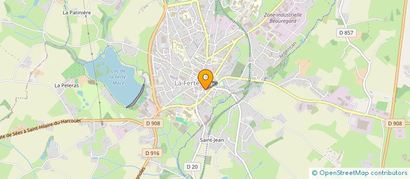 localisation de l'entreprise CTE REG B N FEDER FRANC MONTA & ESCAL à LA FERTE MACE