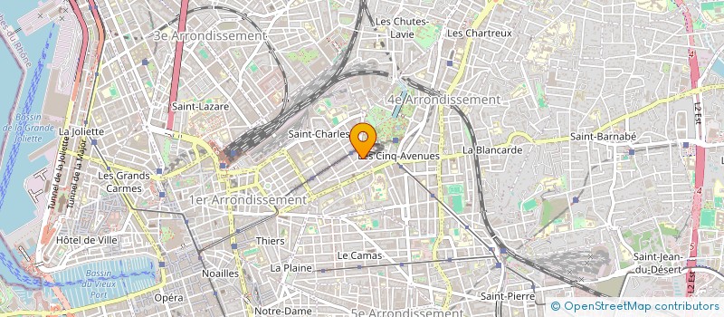 localisation de l'entreprise CTE REG COORDINATION ORDRE CHIRURGIENS D à MARSEILLE