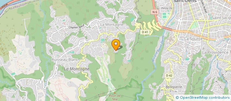 localisation de l'entreprise CTE REUNION PROMOT VELO (CRPV LA REUNION ILE CYCLABLE)  SAINT-DENIS