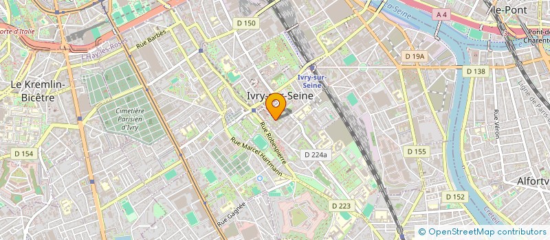 localisation de l'entreprise CTECH CONSULTING  IVRY-SUR-SEINE