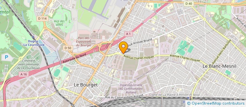 localisation de l'entreprise CTELLIER2 à LE BLANC-MESNIL