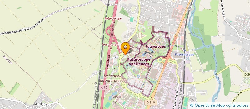 localisation de l'entreprise CTEN  CHASSENEUIL-DU-POITOU