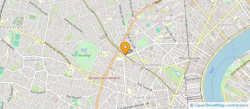 localisation de l'entreprise CTER&CO à BORDEAUX