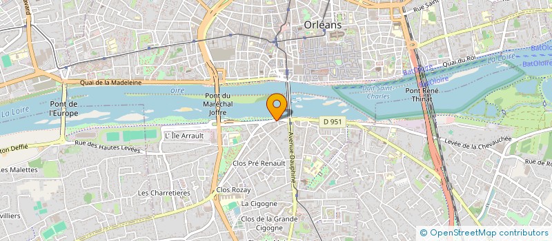 localisation de l'entreprise CTF à ORLEANS