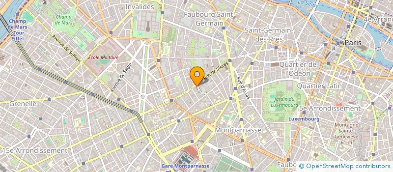 localisation de l'entreprise CTF à PARIS